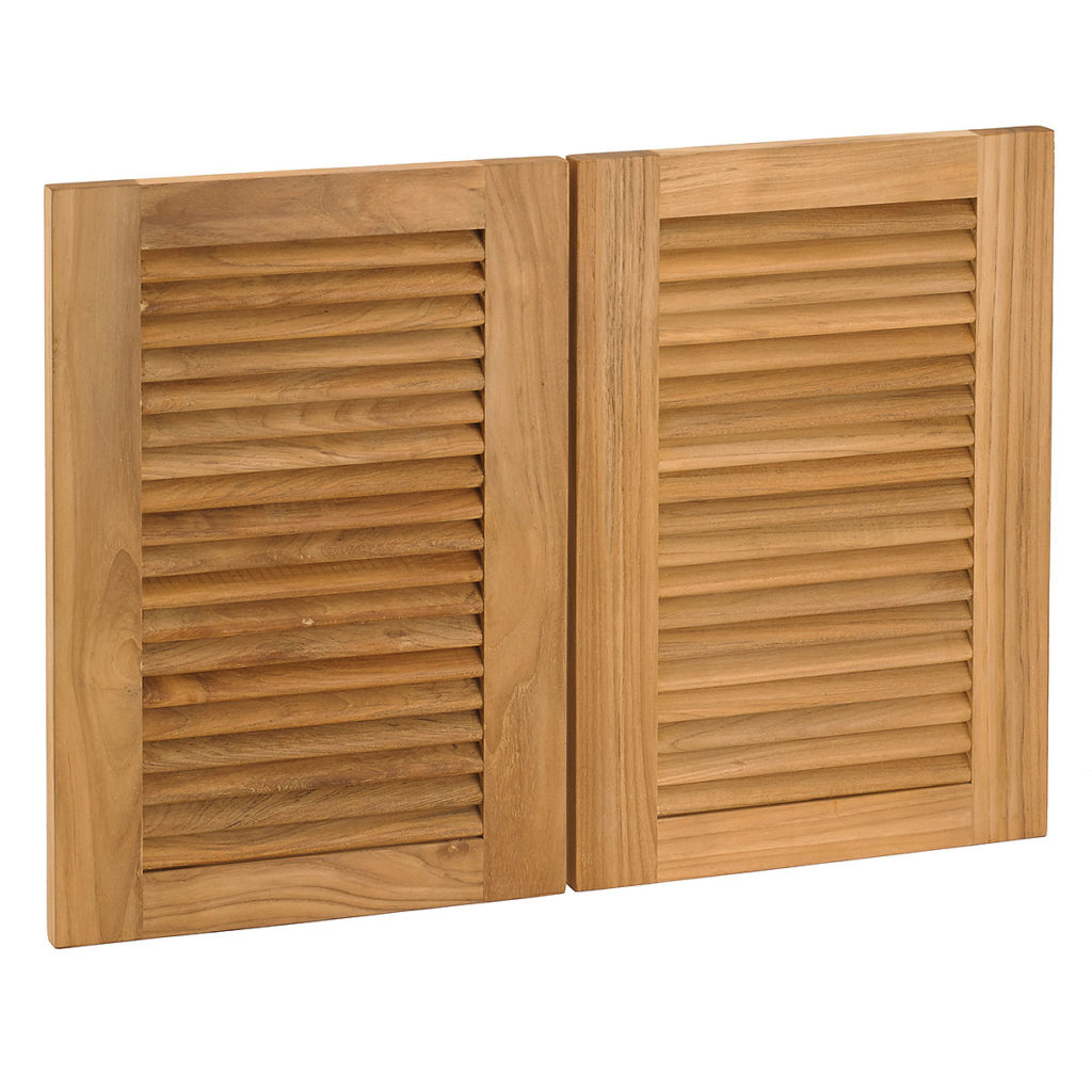 14” Doors Louver Panel 2 Each Pacific Teak Millworks