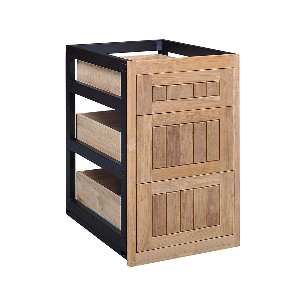 3-Drawer Base Cabinet